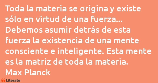 Frases de Max Planck