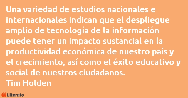 Frases de Tim Holden