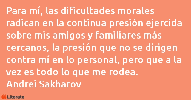 Frases de Andrei Sakharov