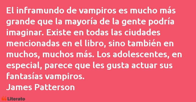 Frases de James Patterson