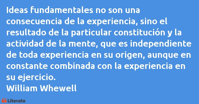 Frases de William Whewell