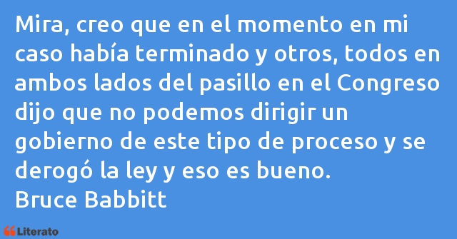 Frases de Bruce Babbitt