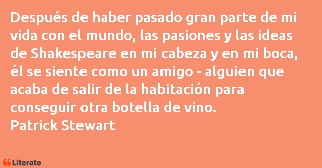 Frases de Patrick Stewart