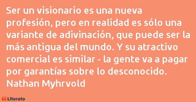 Frases de Nathan Myhrvold