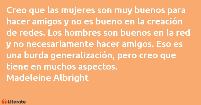 Frases de Madeleine Albright