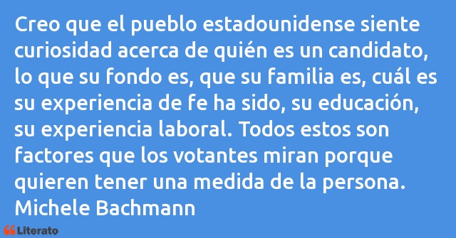 Frases de Michele Bachmann