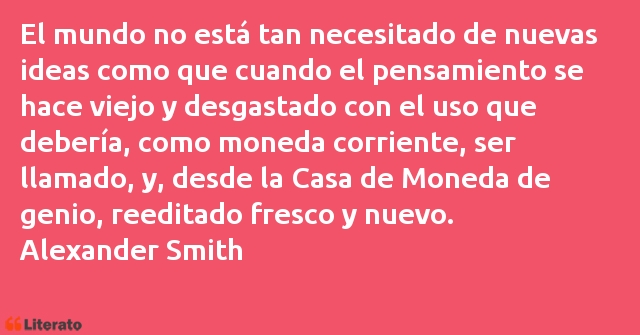 Frases de Alexander Smith