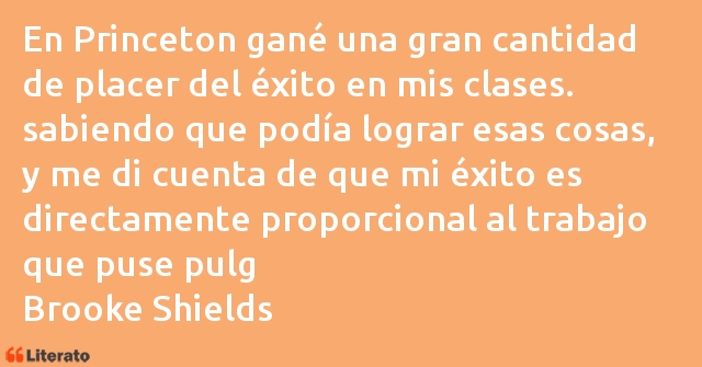 Frases de Brooke Shields