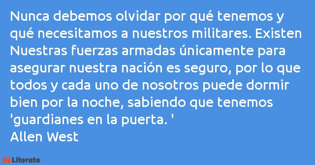 Frases de Allen West