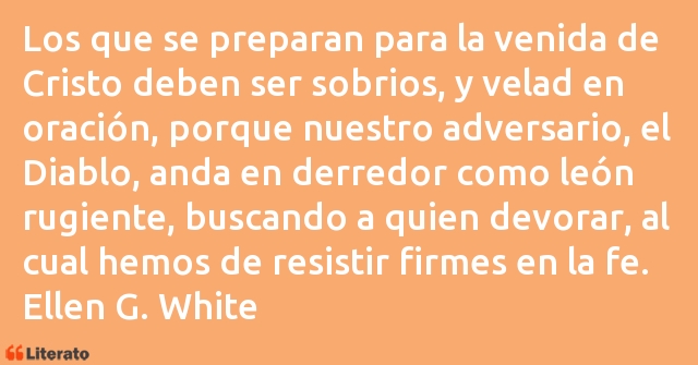 Frases de Ellen G. White