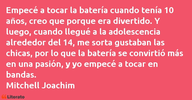 Frases de Mitchell Joachim