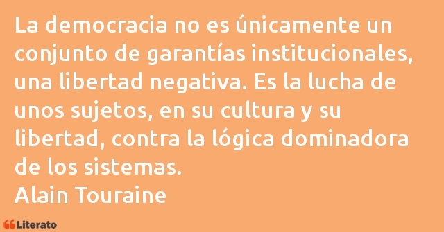Frases de Alain Touraine