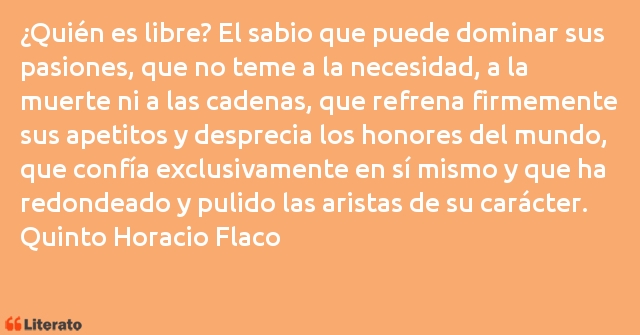 Frases de Horacio