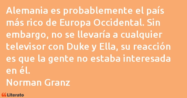 Frases de Norman Granz