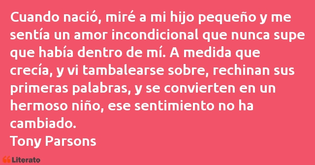 Frases de Tony Parsons