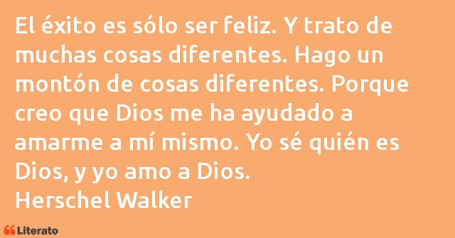 Frases de Herschel Walker