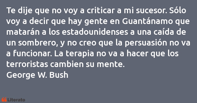 Frases de George W. Bush