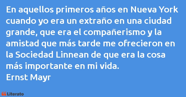 Frases de Ernst Mayr