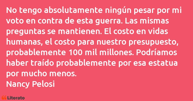 Frases de Nancy Pelosi