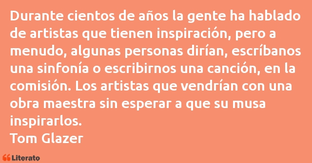 Frases de Tom Glazer