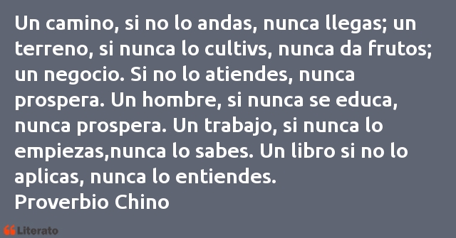 Frases de Proverbio Chino