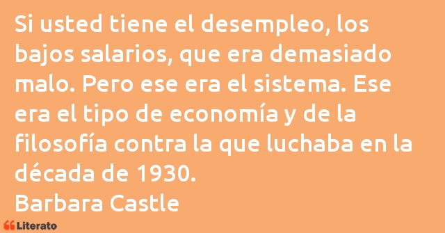 Frases de Barbara Castle
