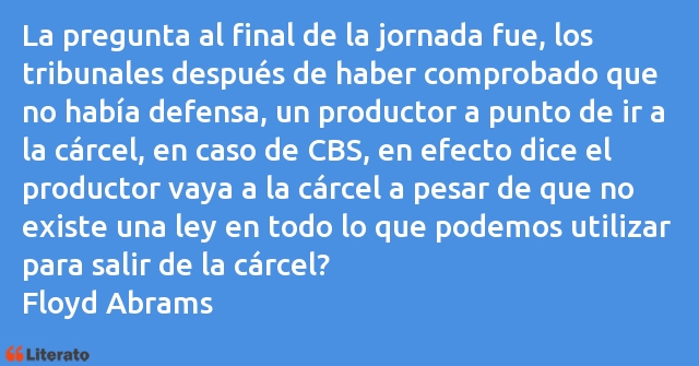 Frases de Floyd Abrams