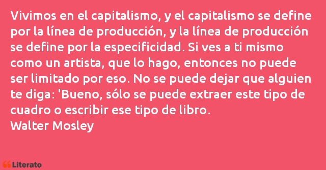 Frases de Walter Mosley