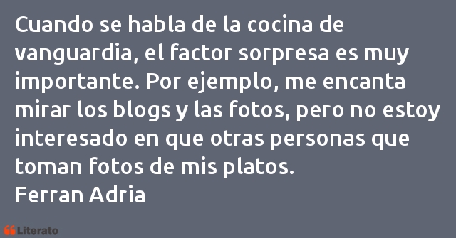 Frases de Ferran Adria