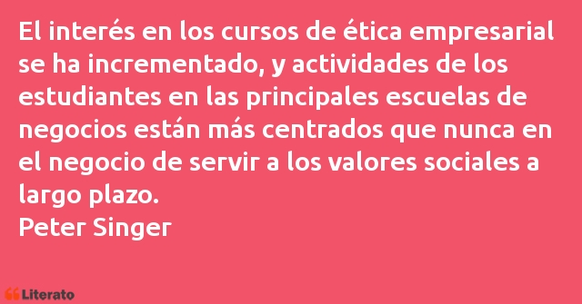 Frases de Peter Singer