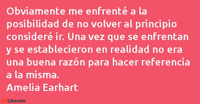 Frases de Amelia Earhart