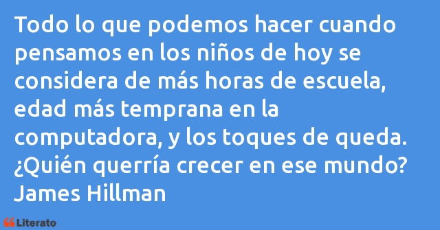 Frases de James Hillman