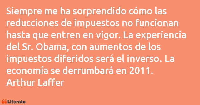 Frases de Arthur Laffer