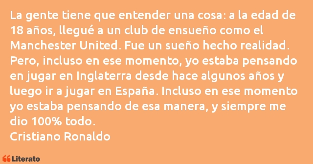 Frases de Cristiano Ronaldo