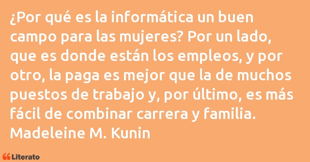 Frases de Madeleine M. Kunin