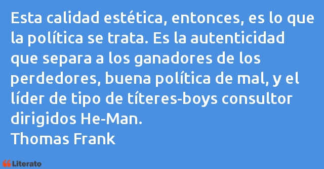 Frases de Thomas Frank