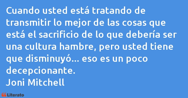 Frases de Joni Mitchell