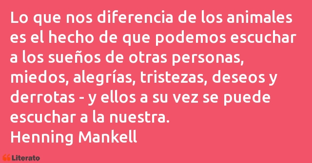 Frases de Henning Mankell