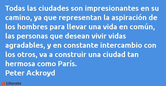 Frases de Peter Ackroyd