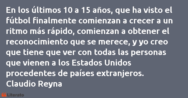 Frases de Claudio Reyna