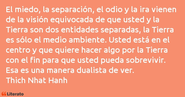 Frases de Thich Nhat Hanh