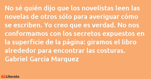 Frases de Gabriel Garcia Marquez