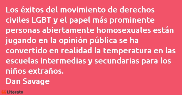 Frases de Dan Savage