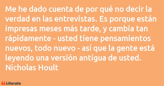 Frases de Nicholas Hoult