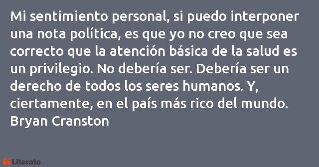 Frases de Bryan Cranston