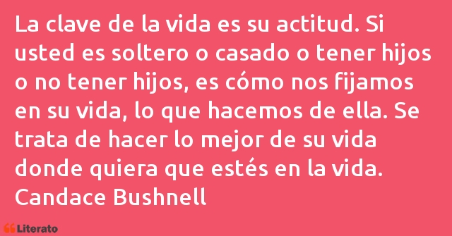 Frases de Candace Bushnell