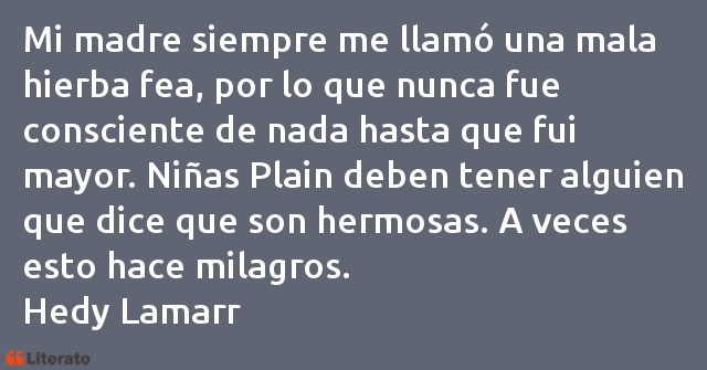 Frases de Hedy Lamarr