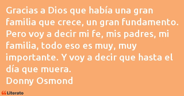 Frases de Donny Osmond