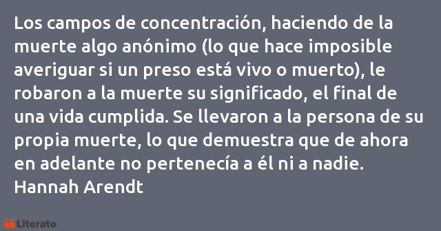 Frases de Hannah Arendt