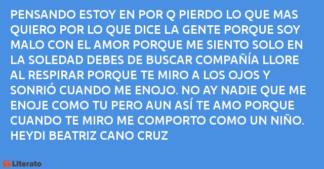 Frases de HEYDI BEATRIZ CANO CRUZ